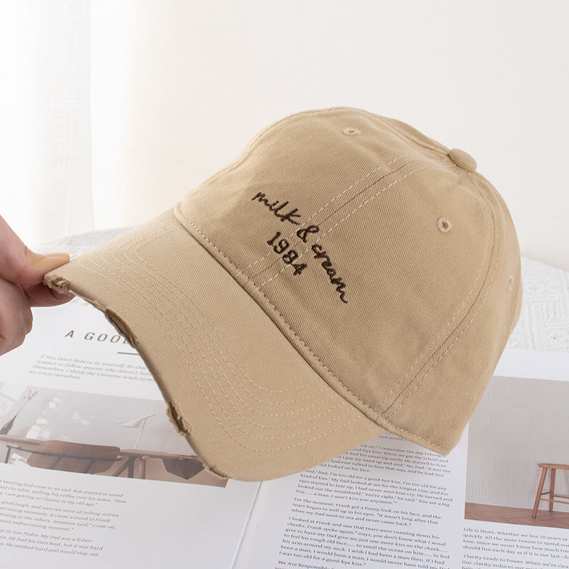 Wholesale Baseball Cap Simple Face Shown Small Wide-brimmed Soft-top Hat